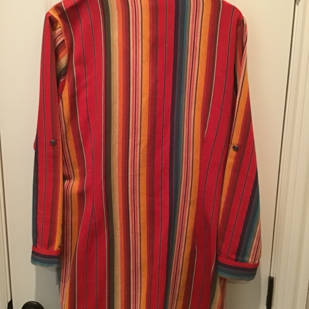 Lucky & Blessed Striped Multicolor Long Top - Picture 3 of 6